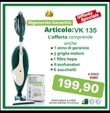 FOLLETTO ASPIRAPOLVERE VORWERK